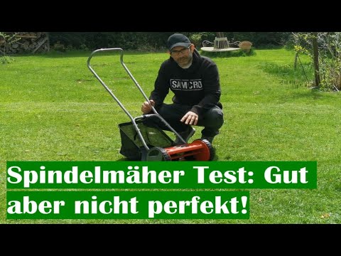 SPINDELMÄHER TEST: Einhell GC-HM 300 Handrasenmäher nur "ok" - das stört mich bei der Arbeit  👨‍🌾