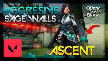 BEST AGGRESSIVE SAGE WALLS ON ASCENT - Valorant Sage tips