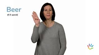 Sign BEER in ASL with ASL Bloom
