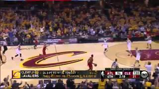 Cavs Hit Record 24th, 25th 3's Of Game   Hawks vs Cavaliers   Game 2   May 4, 2016   NBA Playoffs