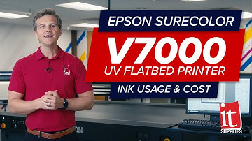 EPSON SureColor V7000 UV Flatbed Printer Ink Usage & Print Costs