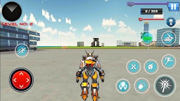 Bull Robot Car Transform Game - Android Gameplay