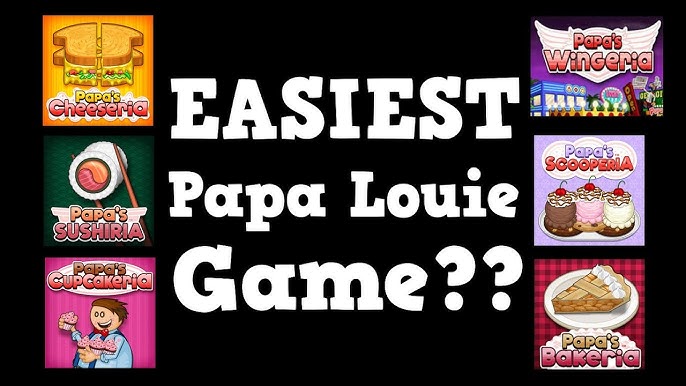 🥇The best cooking games of Papa Louie