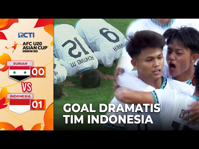 HIGHLIGHT! Suriah (0) vs (1) Indonesia | AFC U20 ASIAN CUP UZBEKISTAN 2023