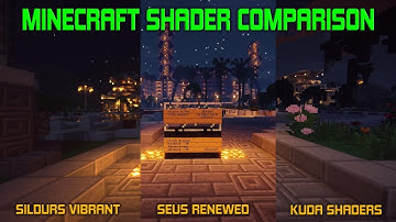 Minecraft1.12.2 Shaders Comparison [SEUS/KUDA/SILDURS]