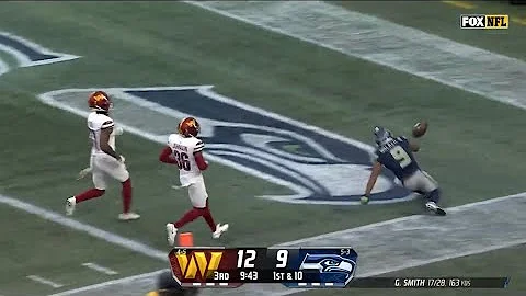 Kenneth Walker Runs It 64-yd TD - COMMANDERS vs SEAHAWKS - 2023-24 NFL SEASON - WEEK 10