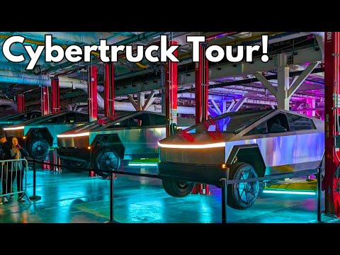 Tesla Cybertruck Assembly Line Tour!