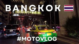 PHAHONYOTHIN ROAD to GREEN VINTAGE NIGHT MARKET | #MOTOVLOG | Bangkok, Thailand | @AsaNiPOV