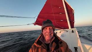 S2E109 Plan B // Cape Cod Canal // 21Foot Junk Rig Sailboat // 6Hp Tahatsu