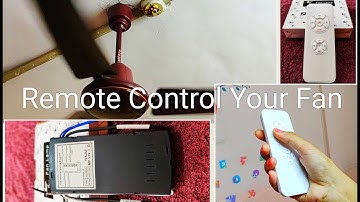 Remote Control Fan | Make your fan control wireless | Very easy DIY