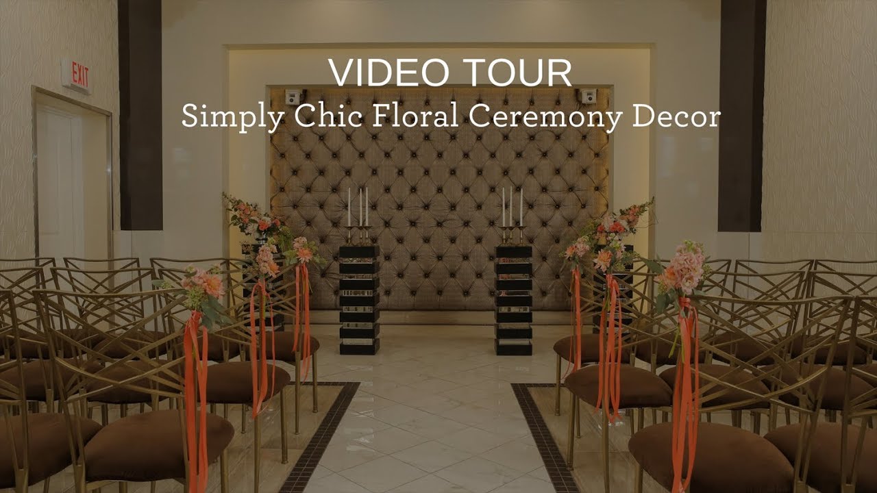 Wedding Flowers Simply Chic Fl Ceremony Decor Chapel Of Wedding Flowers Simply Chic Fl