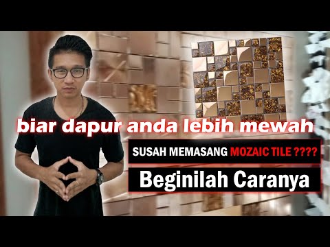 Video: Mosaik Di Dapur (41 Foto): Cermin Dan Ubin Kaca Mosaik Di Interior, Pelapis Dinding Dalam Warna Hitam Dan Warna Lainnya