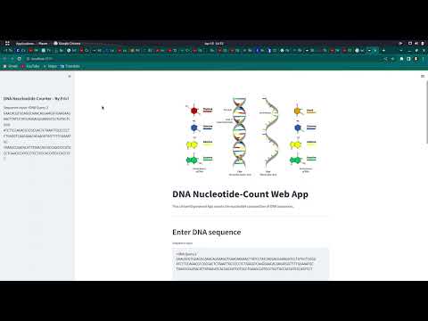 Dna nucleotide Counter. Python Program