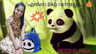 Unboxing video... Panda School bag | Meesho haul screenshot 5