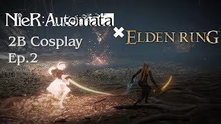 NieR:Automata 2B (YoRHa No.2 Type B) - Malenia Cosplay Fight Episode 4