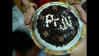 Birthday Chocolate Cake | No Egg | No Oven | Easy cake recipe