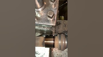 Amazing hard shaft cutting process in #machinist #cncworkshop #lathemachine #youtubeshorts