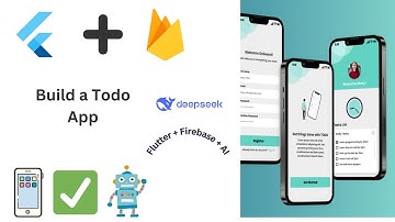 Flutter Firebase Todo App with DeepSeek AI Integration | Beginner-Friendly