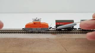 How to go shunting/ switching  in N Gauge with Arnold and Peco Couplings