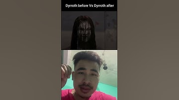 Dyrroth before 👹 vs dyrroth after 👧🏻🤣 #mlbb #mobilelegends #mlbbshorts #shortvideo #shorts