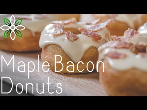 Mini Maple Bacon Donuts (Vegan) With Pig Out Vegan Foods - GOODLIFE COOKIN