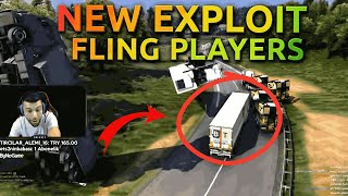 EURO TRUCK FLING EXPLOIT HACK 🚀 | TROLLING 😂 | Ghosty Elite Showcase
