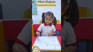 Stick Shapes Fine Motor Skills Activity for kids littleillusionspreschool6777