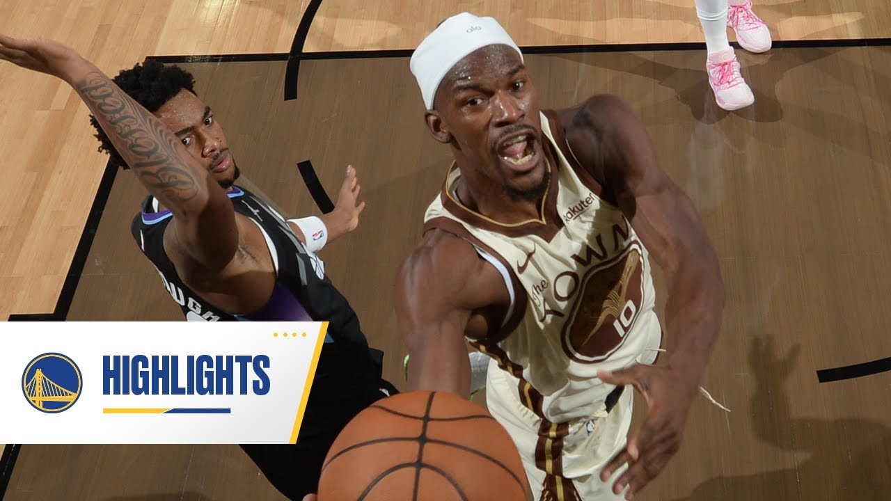 Warriors Come Out on Top 134-117 Against the Utah Jazz - YouTube