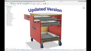 Woodworking with Fusion 360 - Incorporating Drawer Slides