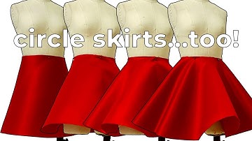 CIRCLE SKIRTS...TOO TRAILER | LA MODÉLISTE