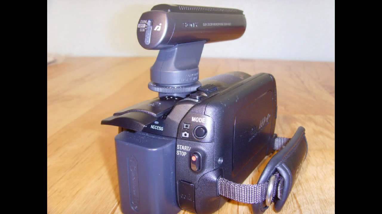 Sony ECMHGZ1 Gun Zoom Microphone Pictures YouTube