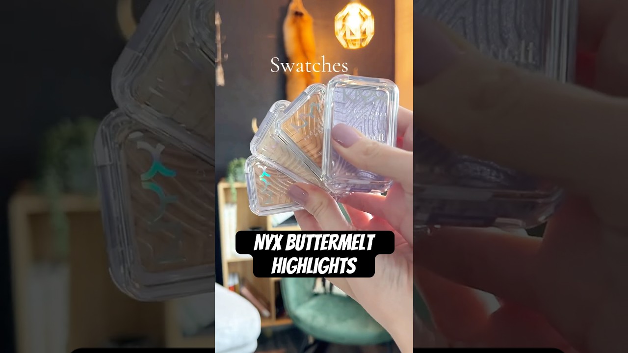 NYX Buttermelt Highlighter Swatches 