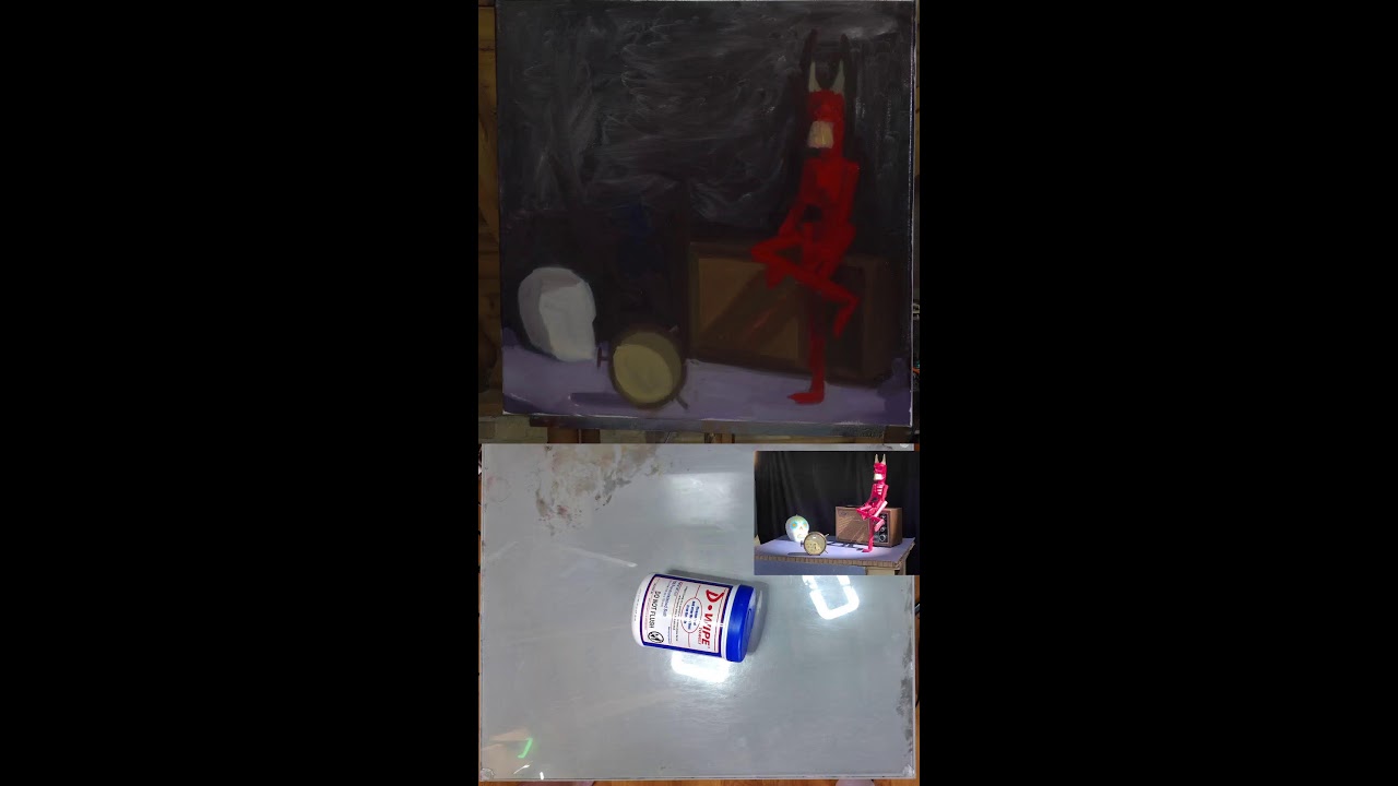 Another Day, No Dollar, but a new Still Life Oil Painting Part 1