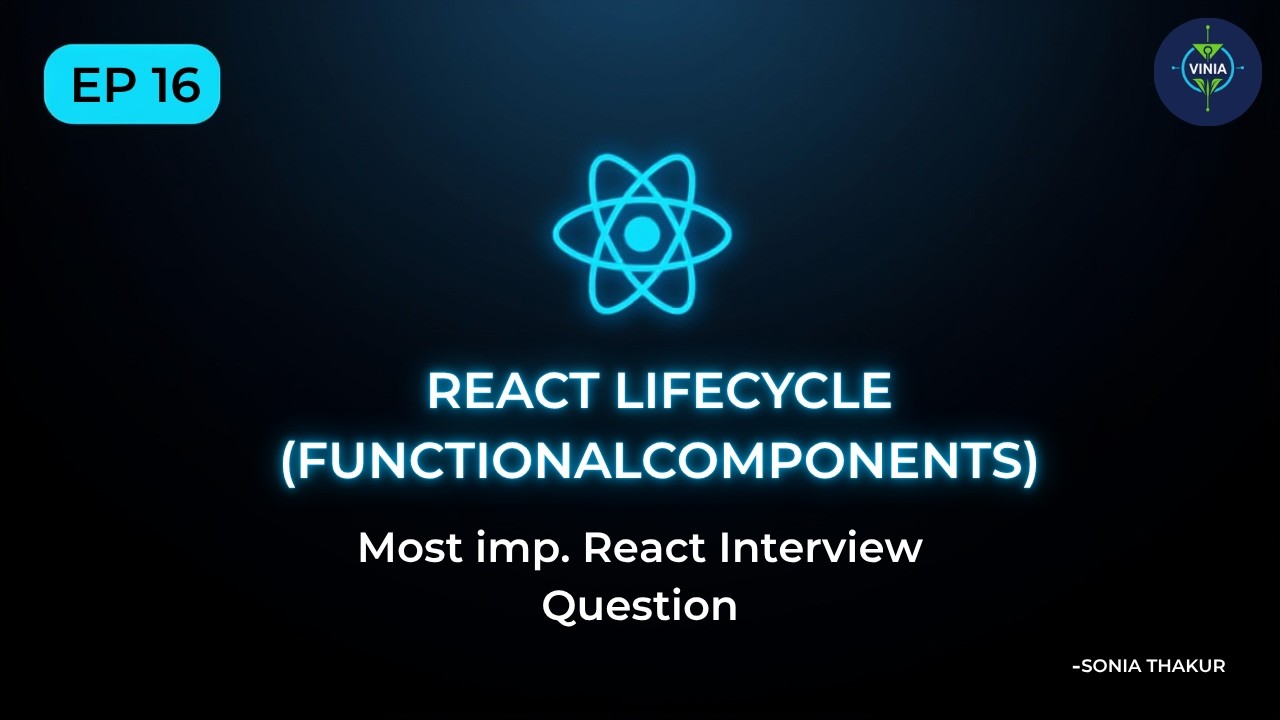 Day 16 — React Lifecycle in Functional Components | useEffect Explained ...