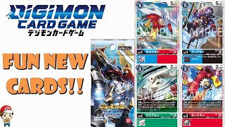 Fun New Digimon TCG Cards Revealed 1st Ever Hookmon & More (Digimon TCG News)