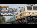 Fastest Journey to Hyderabad? 20931 Indore - Lingampally Humsafar Express with Tatanagar WAP7 37423