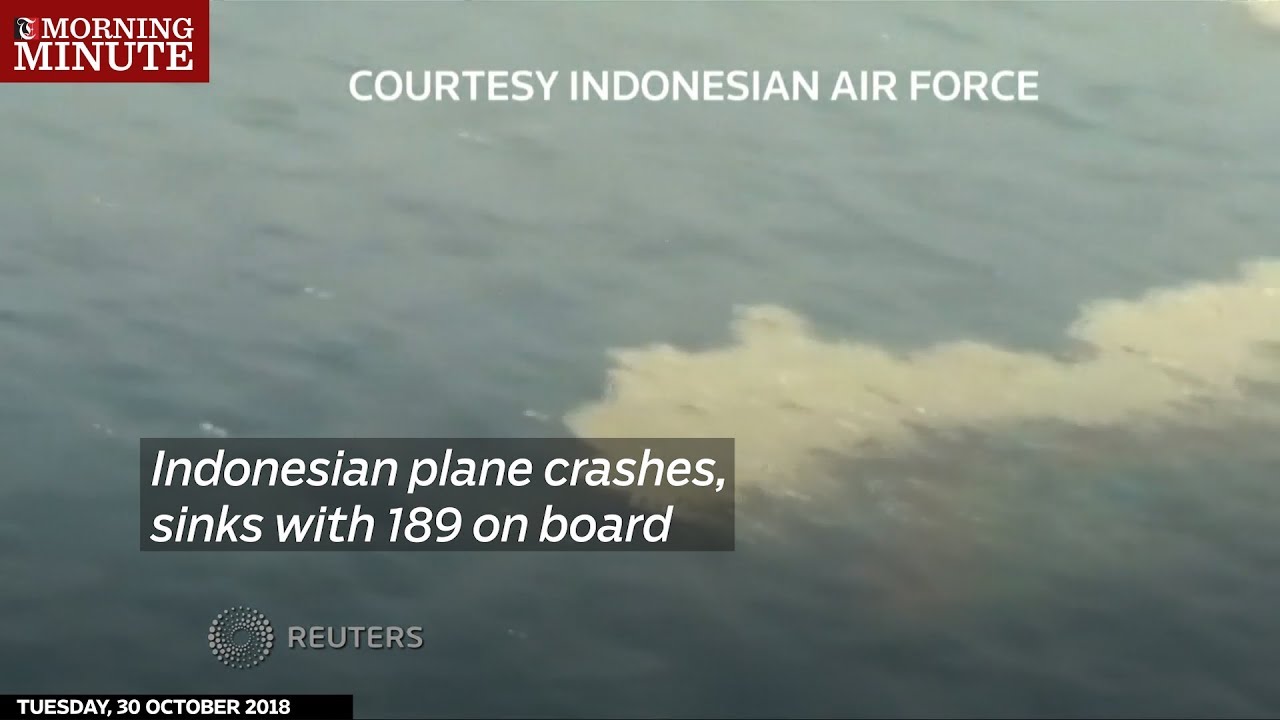 Indonesian plane crashes, sinks with 189 on board doha mapa