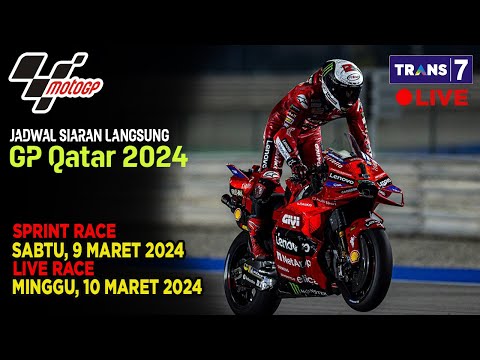 JADWAL SIARAN LANGSUNG SPRINT RACE MOTO GP QATAR HARI INI LIVE TRANS 7