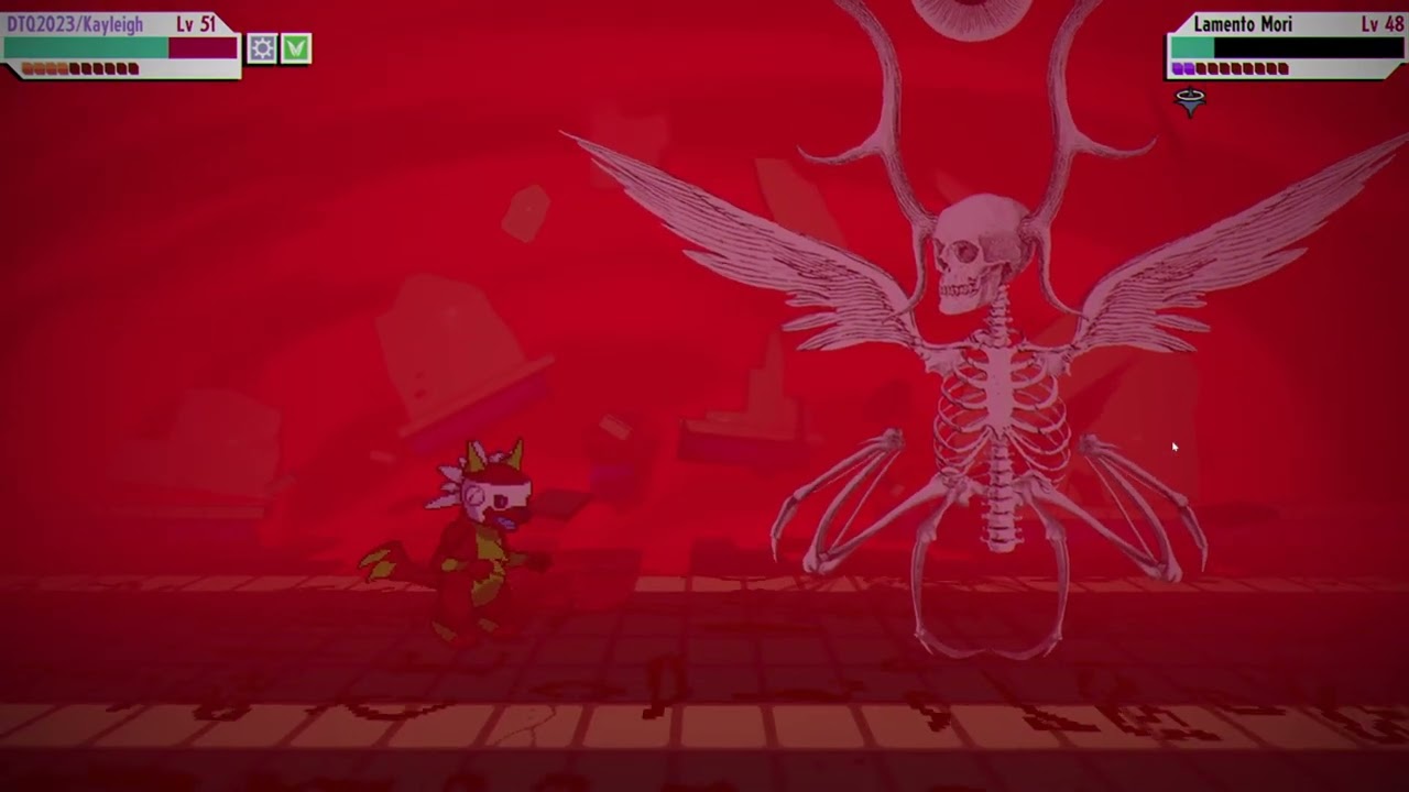 Cassette Beasts - Archangel Lamento Mori Fight