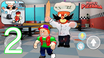 Evil Papa Pizzeria Obby! Gameplay Walkthrough Part 2 (Android, iOS)