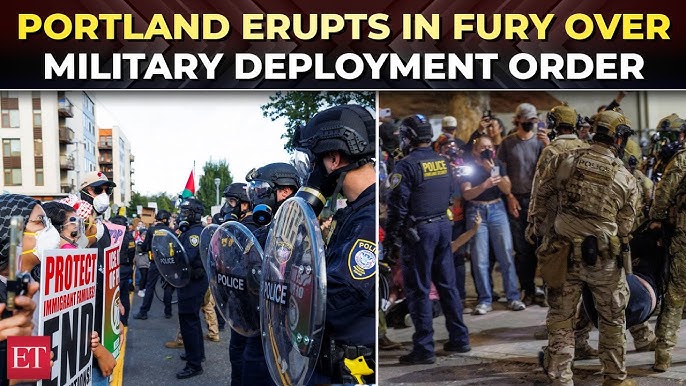 Trump’s Military Deployment Order Ignites Massive Protests and Political Showdown in Portland