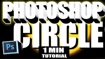 How To Create Circle Ellipse In Photoshop Fast Tutorial (2025)