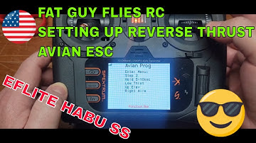 Fat Guy Flies Rc How to setup reverse thrust  on the Eflite Habu SS