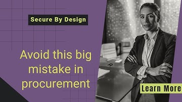 How do you contract for Secure By Design?