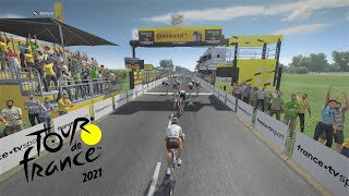 Tour de France 2021 Gameplay - Race from Brest to Landerneau | 193km screenshot 2