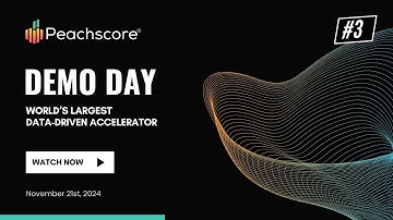 Peachscore Accelerator Demo Day (Vol. 3) | 21 Startups, 250+ Guests, Expert Panel & Awards