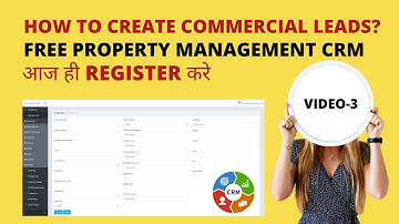 Propmancrm Video 3 (create commercial lead)