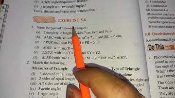 Ex-5.6 Chapter -5 Understanding Elementary shapes || Class 6th Maths New Edition