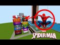 New Sprunki OC Spider-Man and others In Colored Boxes 🌈🫣 Minecraft Pe 