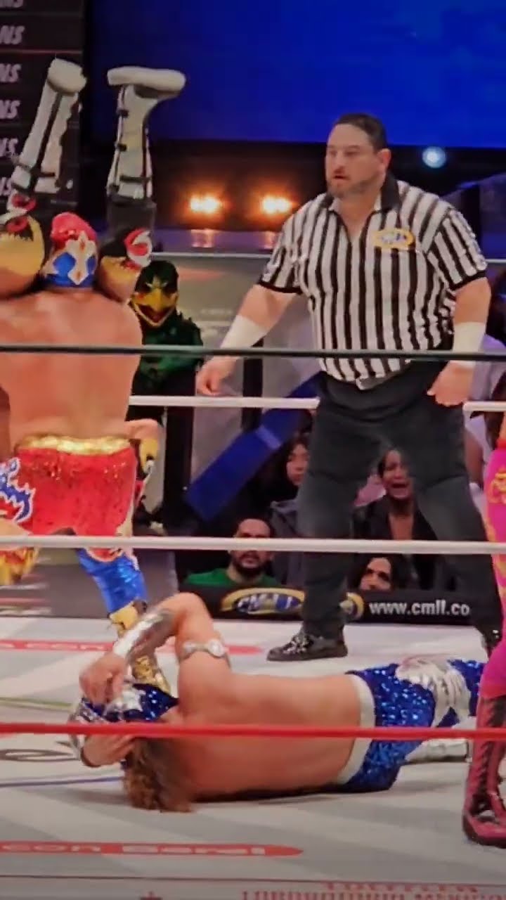 Triunfo del Valiente y los Hijos del Villano III ante Star Jr, Neón y Titán en la Arena México